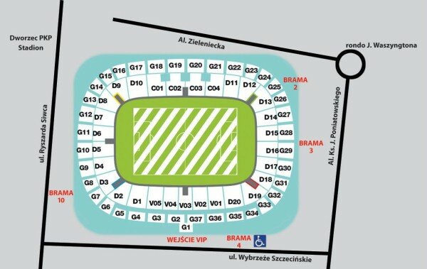 Plan stadionu narodowego